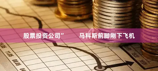股票投资公司”        马科斯前脚刚下飞机